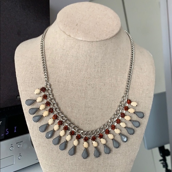 Kollectin Jewelry - 💥 Silver Statement Jewel Necklace
